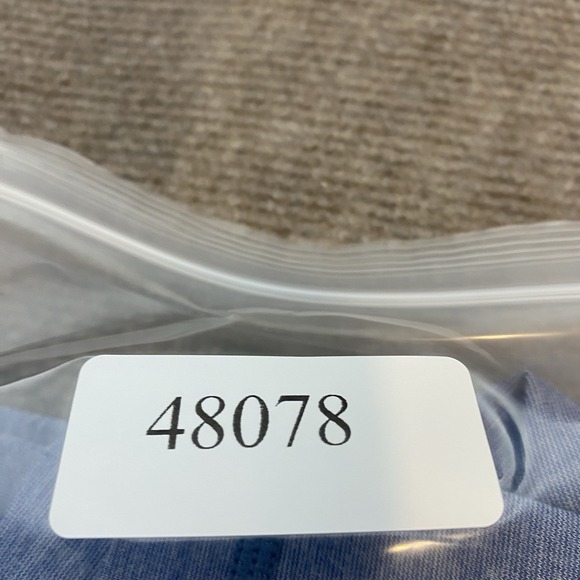 Lululemon Polo Shirt Mens Medium Light Blue Performance Golf Athletic Stretch - Picture 7 of 7